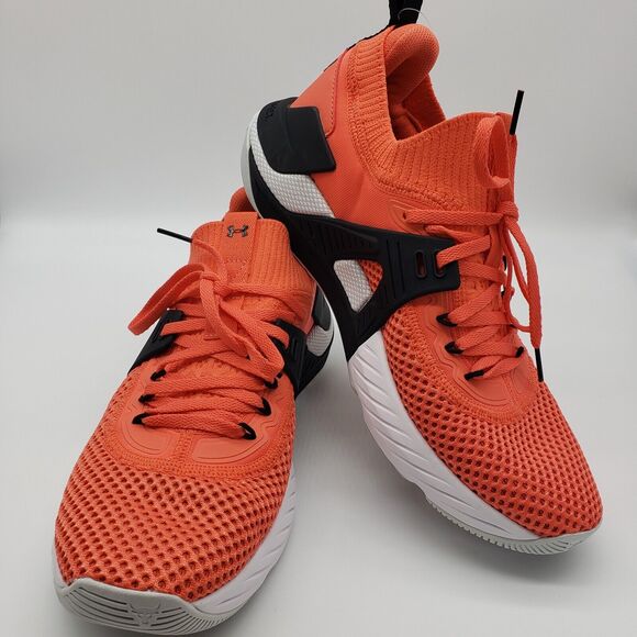 Under Armour Project Rock 4 Shoes Venom Red 3023696-602 Women's Size 10 - Picture 15 of 16